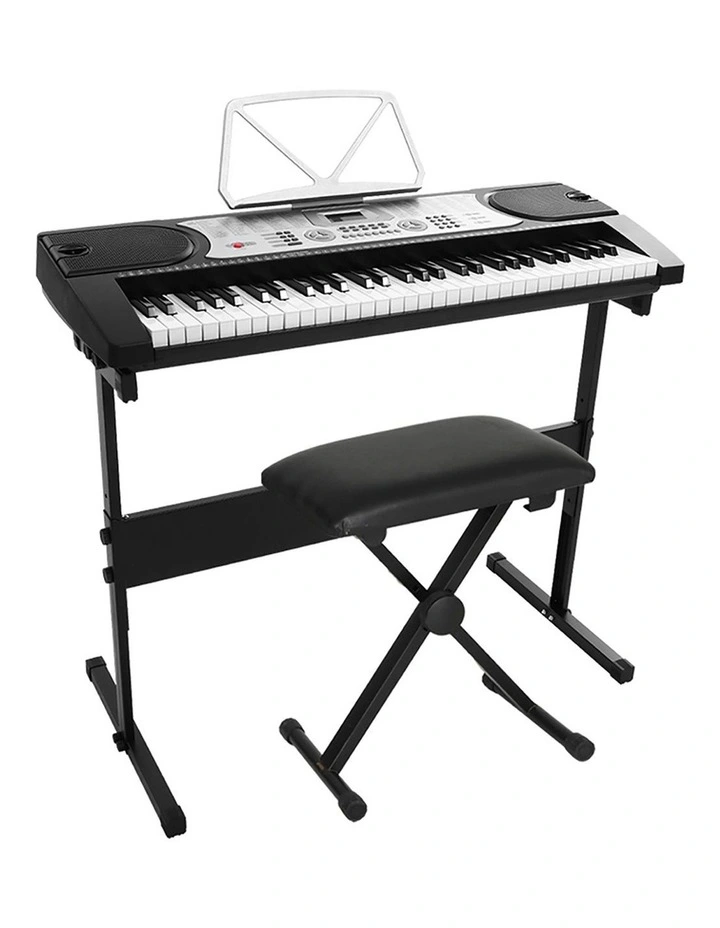 61 Keys Electronic Piano Keyboard with Stand Stool