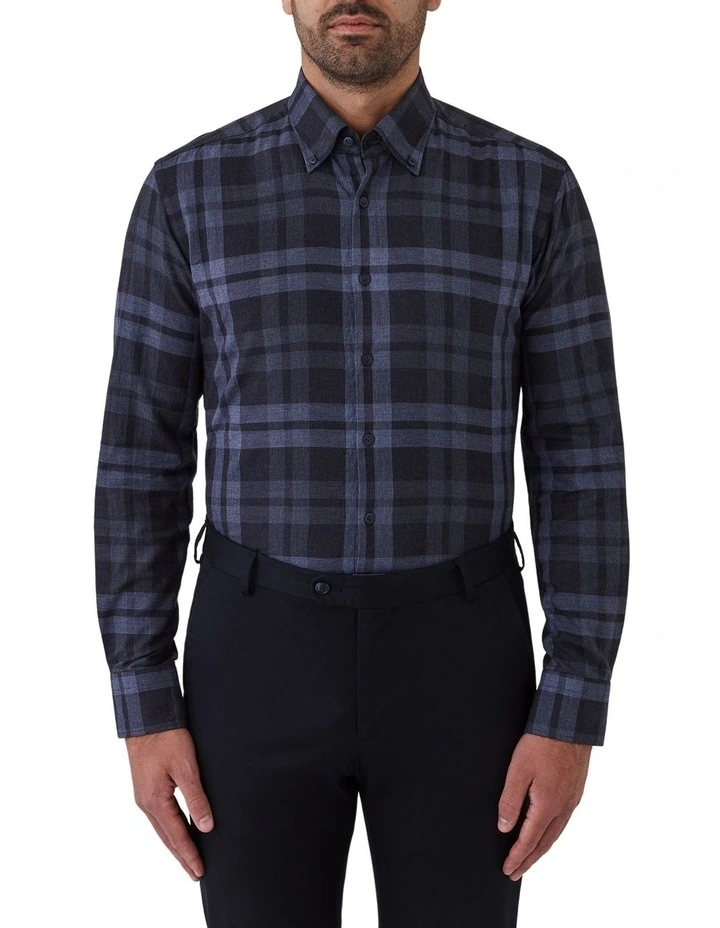 Merricks Modern Fit Shirt in Navy