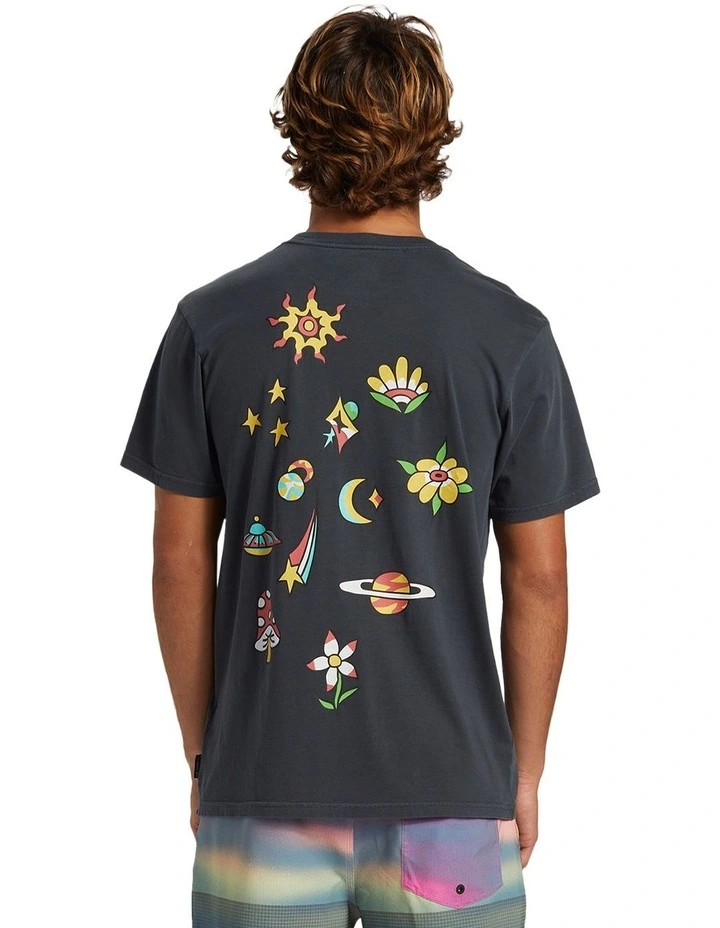 Spaceman T-shirt in Tarmac