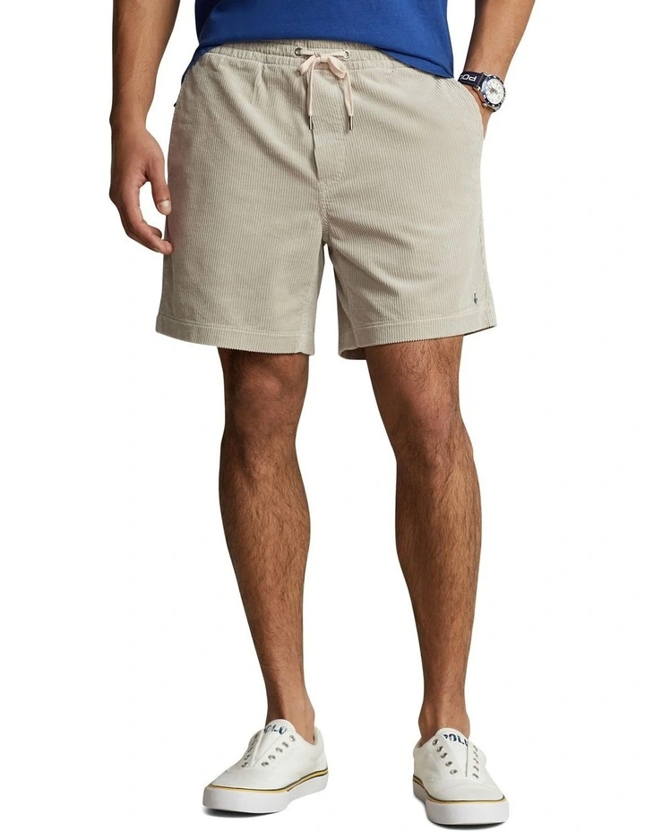 Polo Prepster Corduroy Short 6-Inch in Beige