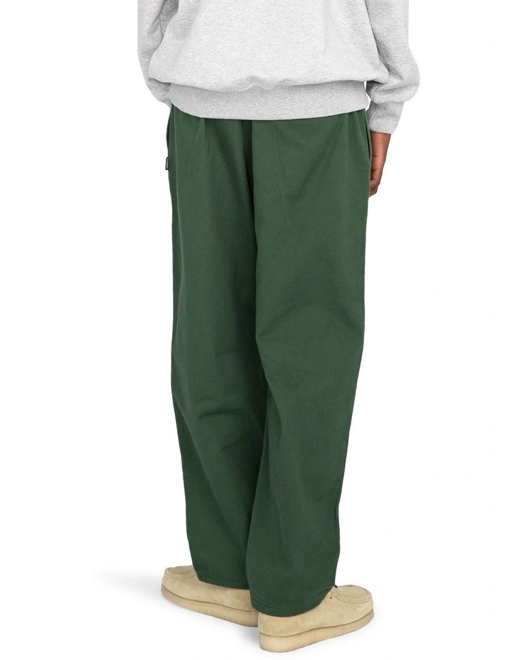 Chillin Twill Elasticized Pants in Green