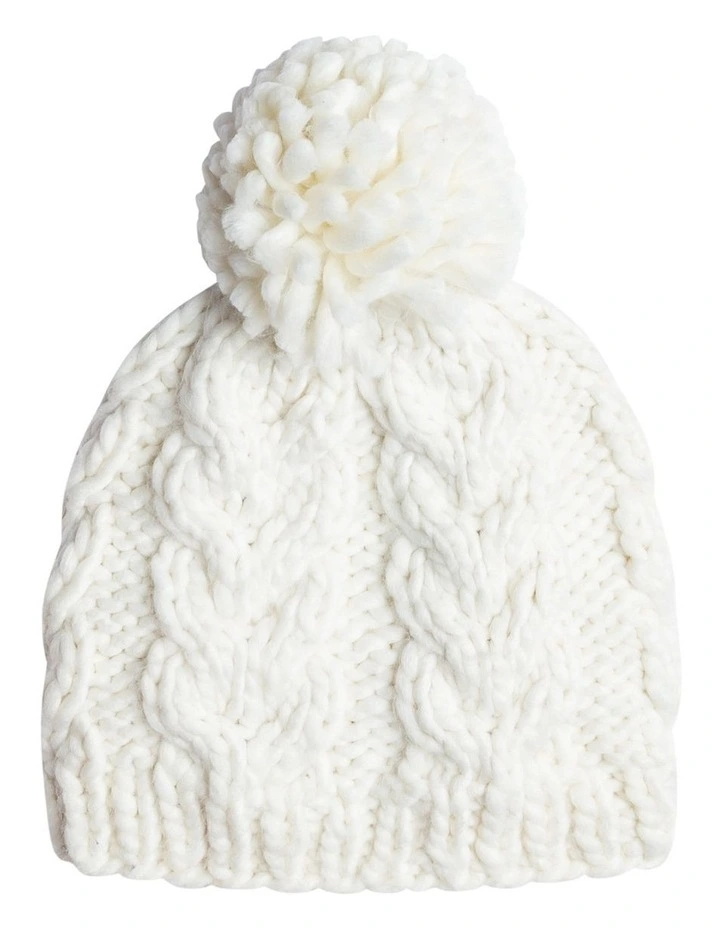 Winter Beanie in Egret