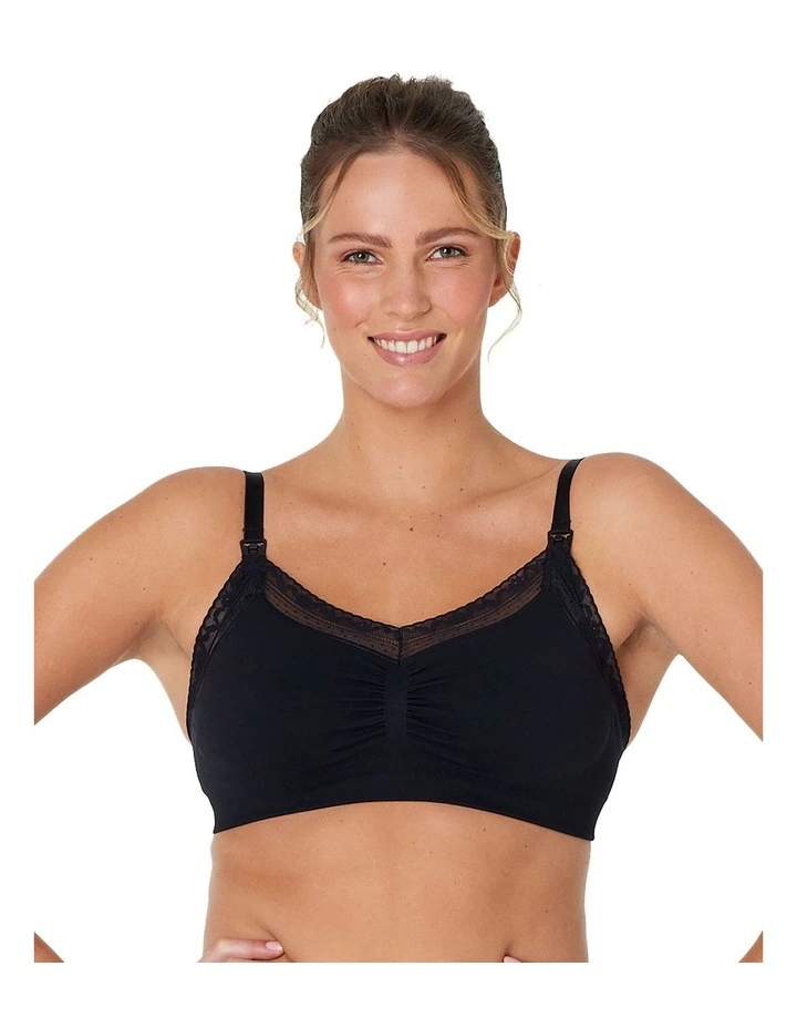 Nurture Maternity Bra in Black