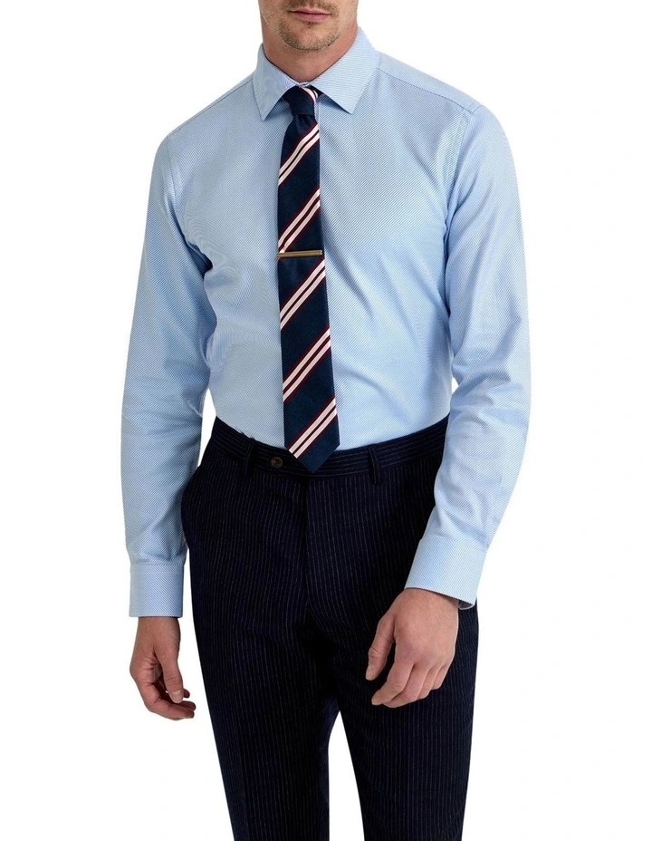 Beckton Luxury Stripe Shirt in Blue