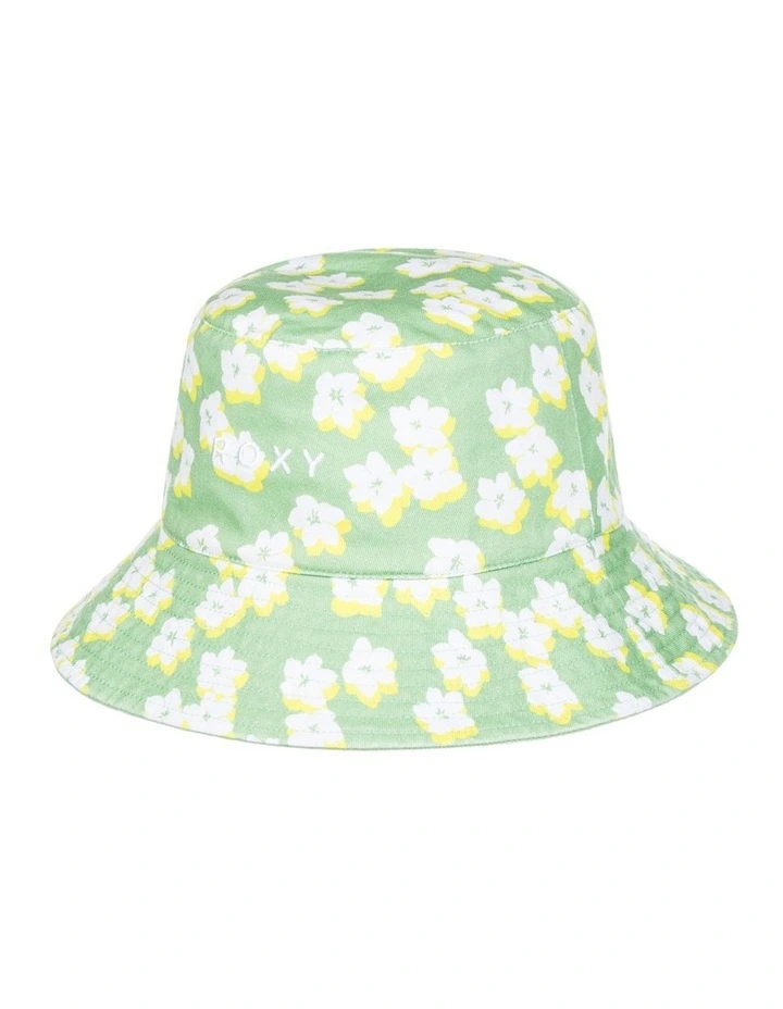 Jasmine Paradise Bucket Hat in Quiet Green Floral Delight