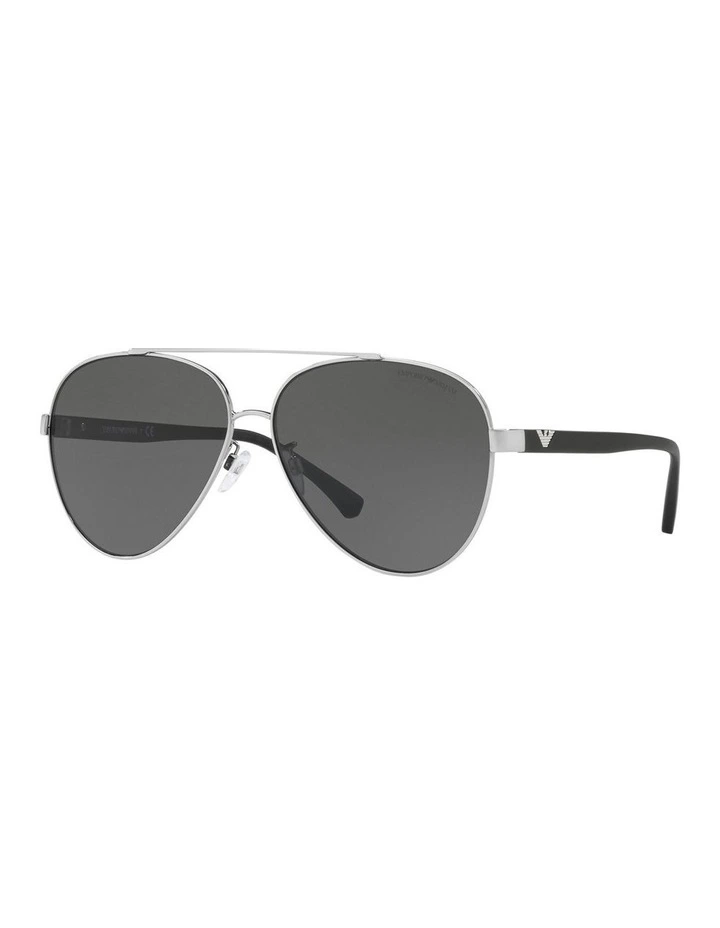 EA2046D Silver Sunglasses