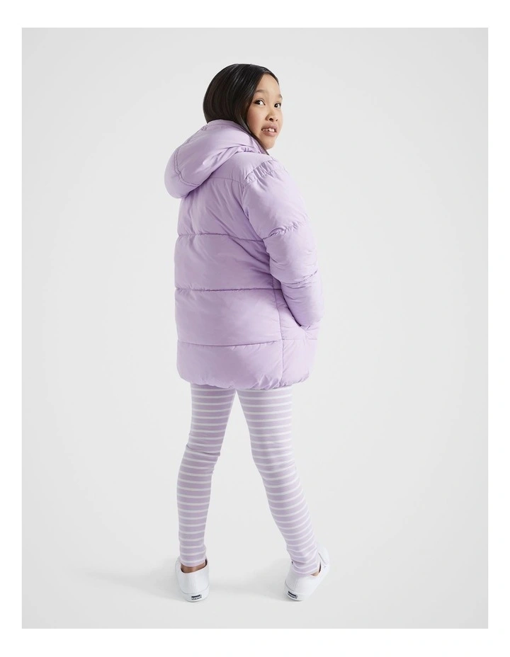 Core Puffer Jacket in Orchid