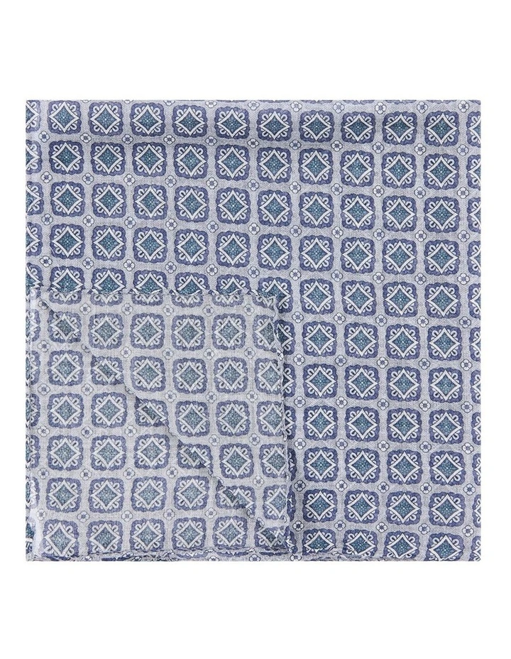 Fontana Pocket Square in Navy Sky