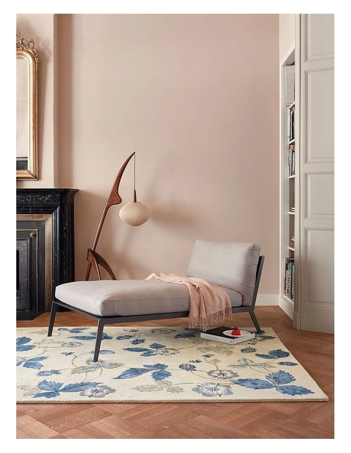 Wild Strawberry Rug in Cream