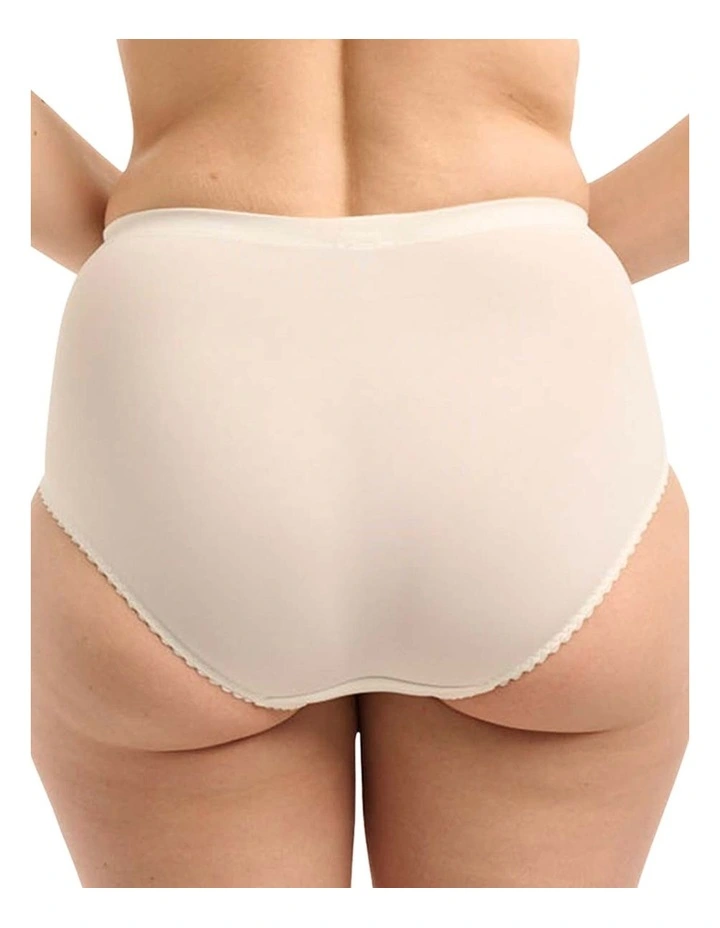 Narcisse Plus Size High Waist Shaping Brief in Ivory