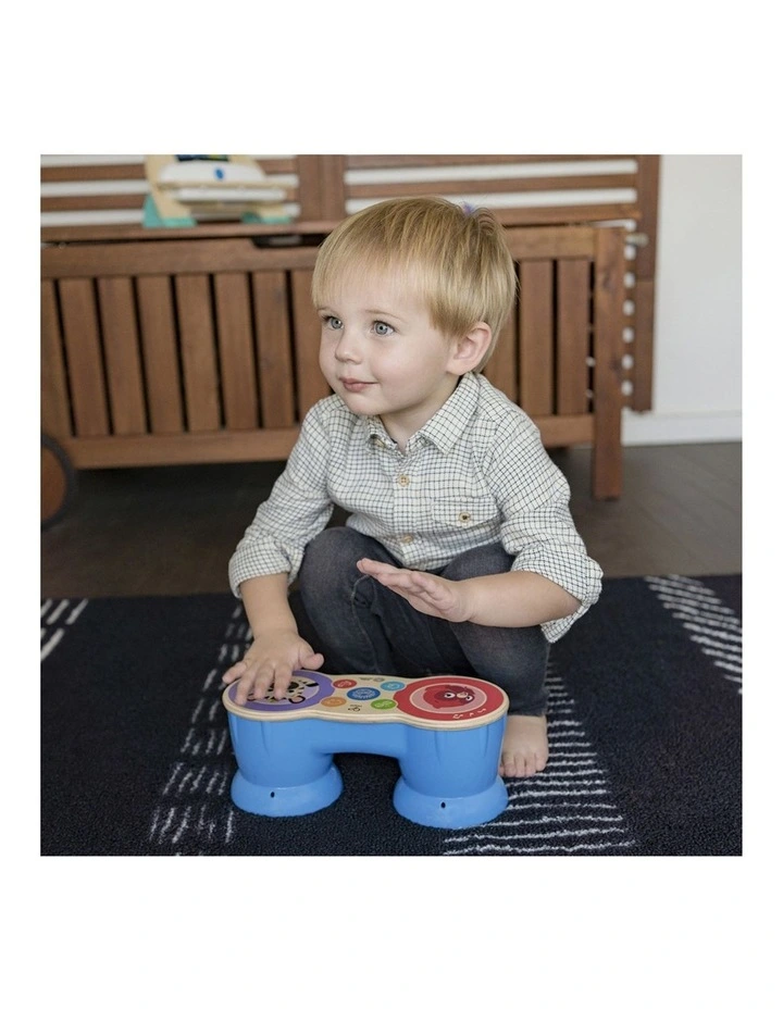 Be Hape Upbeat Tunes Magic Touch Drum Child/Kids 6m Musical Toy