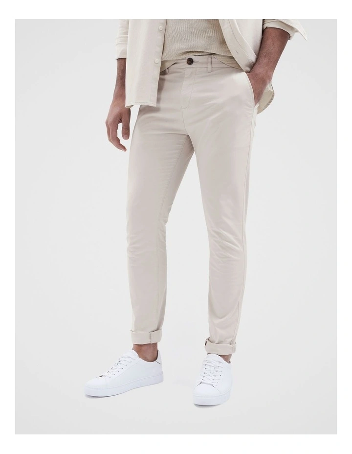 Slim Chino Pant in Sand