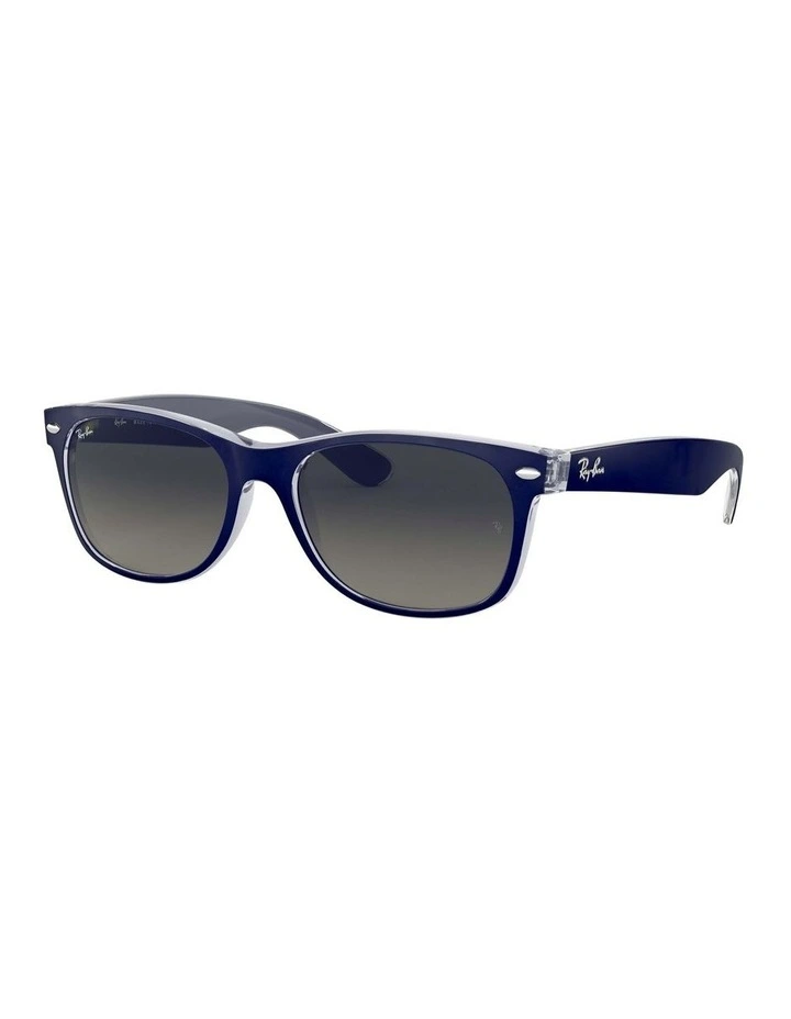 New Wayfarer Color Mix Blue RB2132 Sunglasses