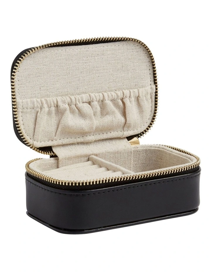 Mini Jewellery Case in Black