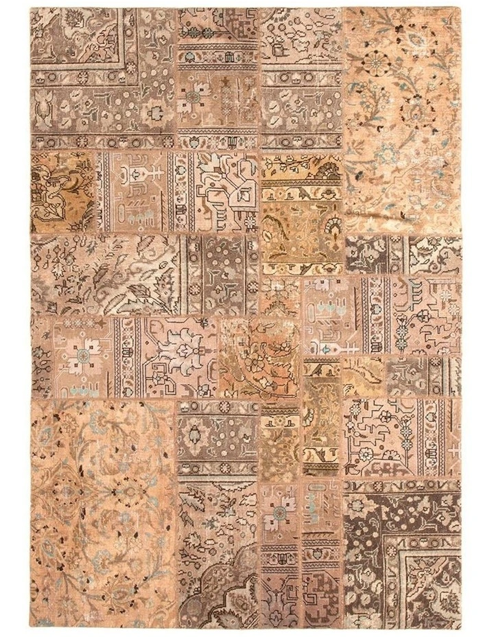 Persian Hand Knotted Patchwork Rug 228X158cm