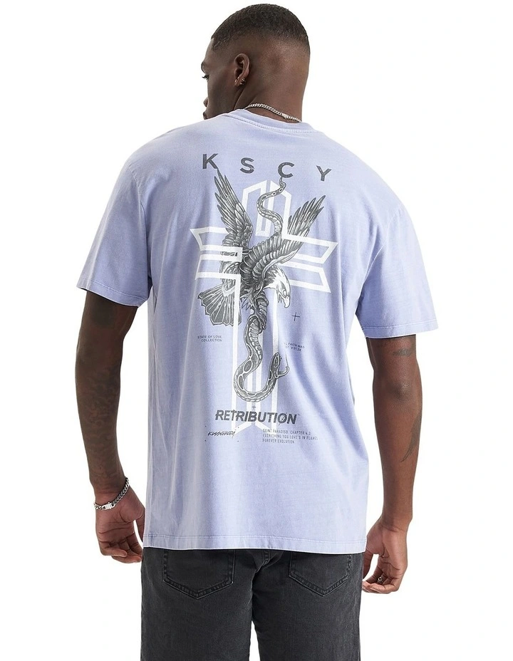 Devotion Relaxed Tee in Pigment Lavender