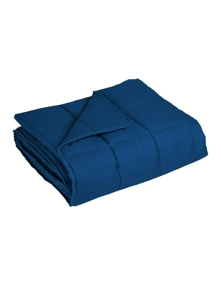 Adults Gravity Heavy Relax Weighted Blanket 7kg in Navy Blue