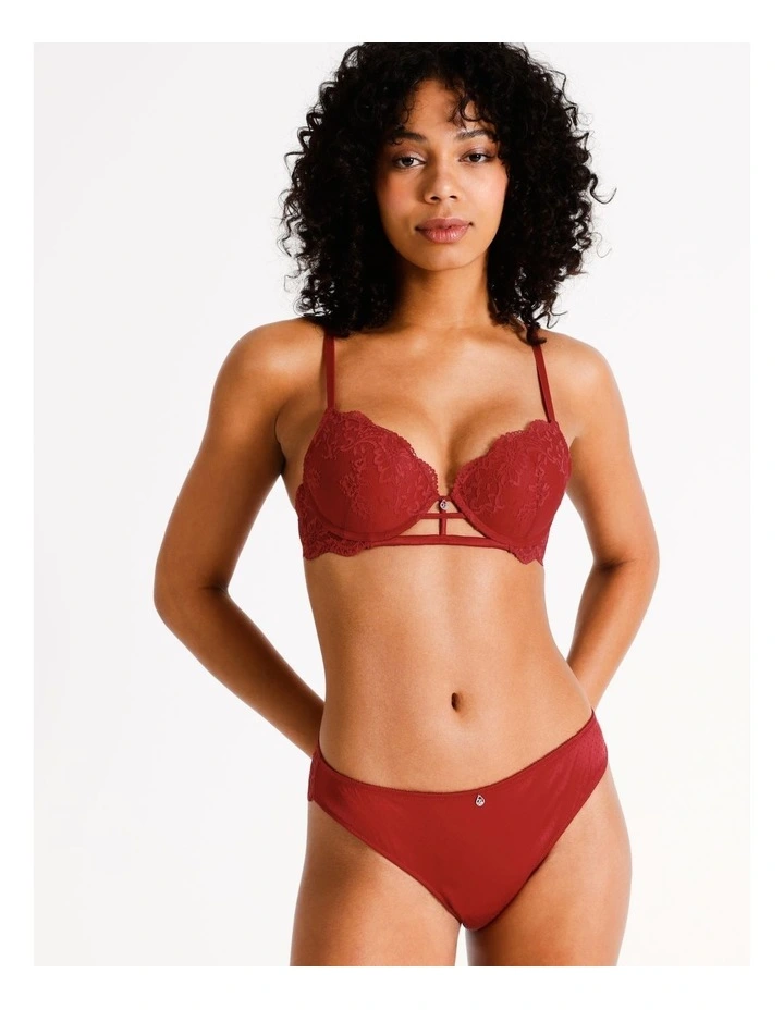 Rhode Bikini in Deep Red