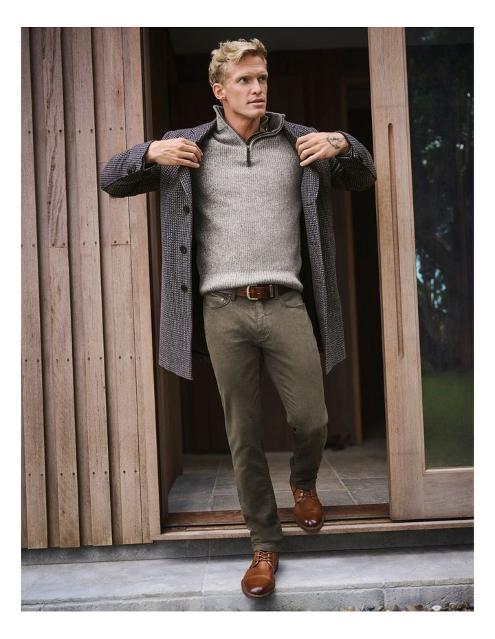 Motion Melange Straight Fit Jean Regular Leg Nutmeg