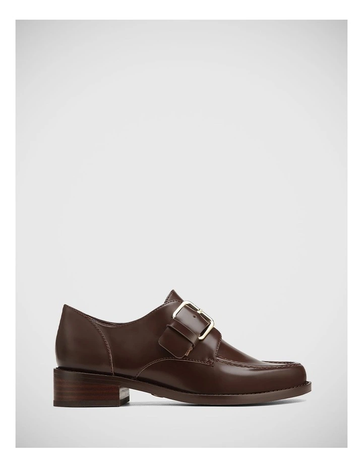 Fredric Leather Monk Strap Loafer in Brown