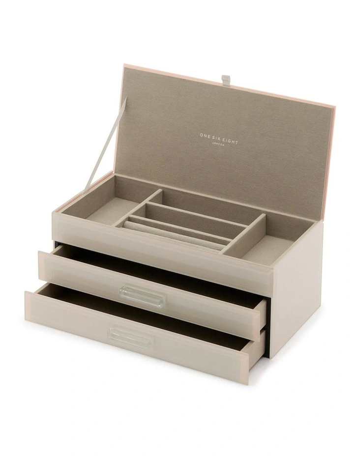 Gabriella Nude Large Jewellery Box