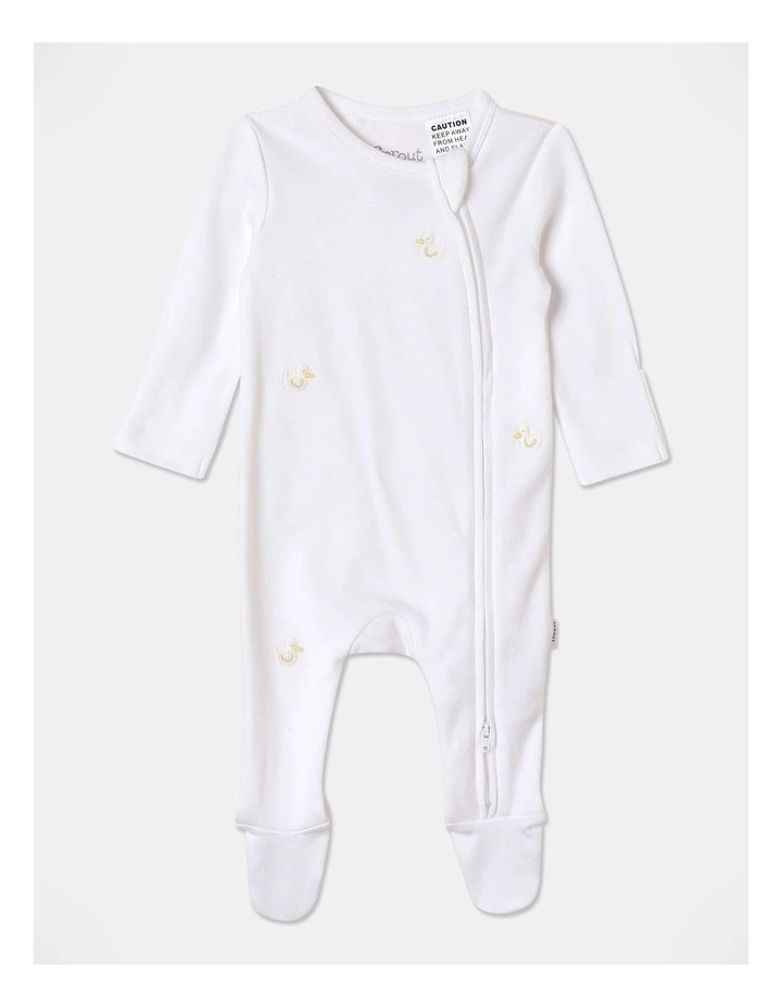 Newborn Supersoft Coverall in White