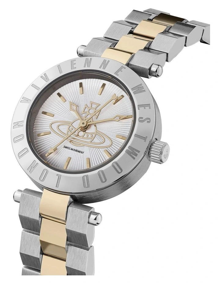 Westbourne Orb Stainless Steel Watch in Silver
