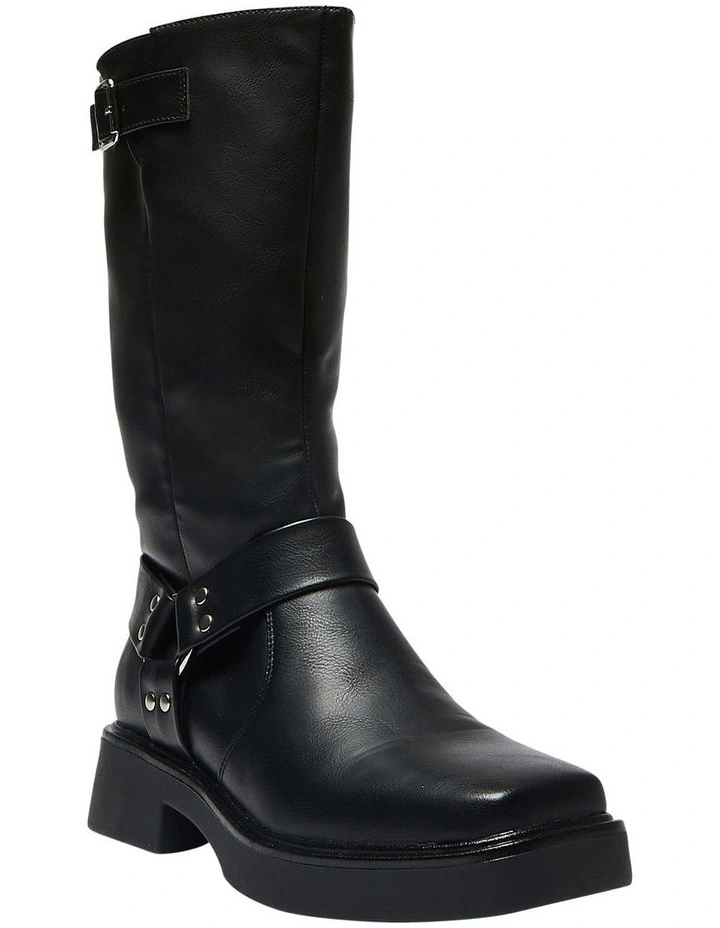 Engine Boots in Black