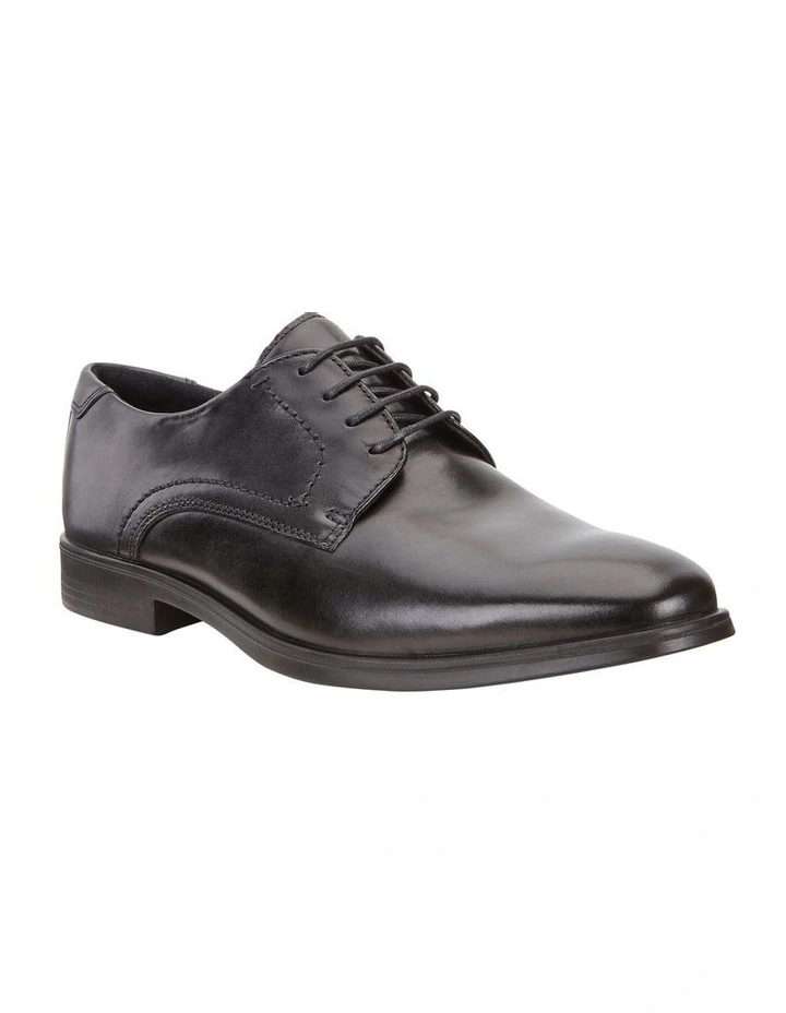 Melbourne Lace-Up Derby Shoes In Black