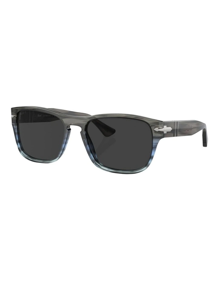 PO3341S Polarised Sunglasses in Grey