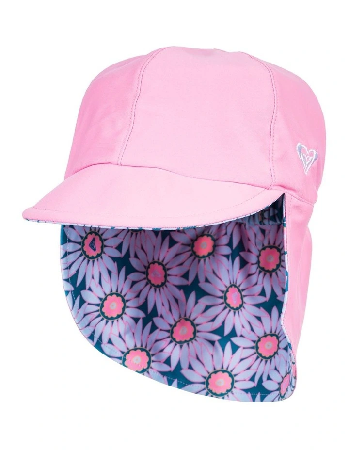 Come And Go Reversible Swim Hat in Crystal Teal Sol Flower