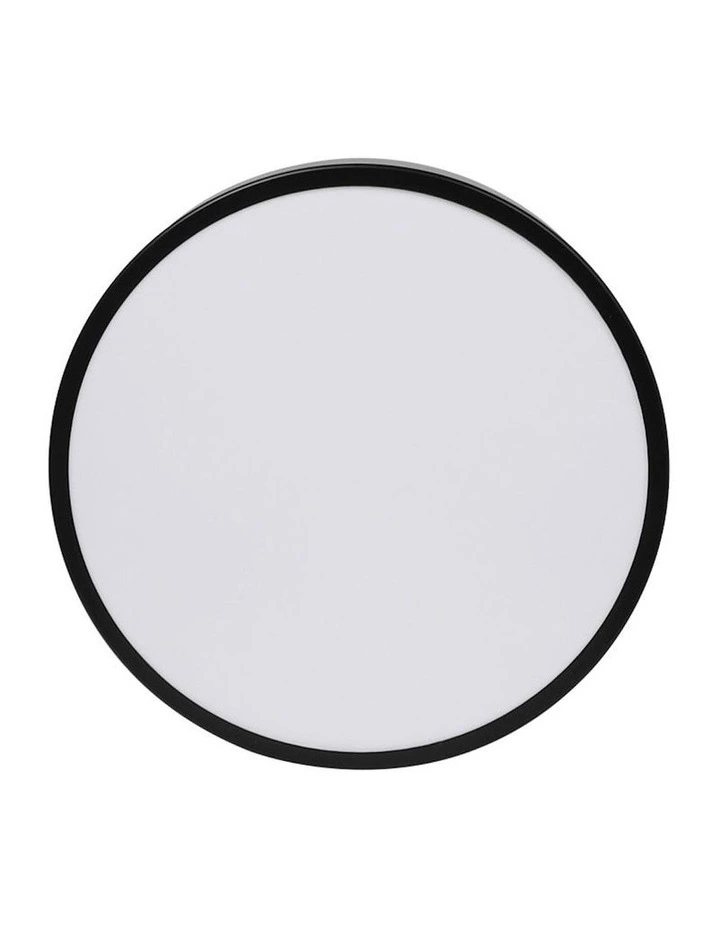 3-Colour Ultra-Thin 5cm 36W LED Ceiling Light in Black