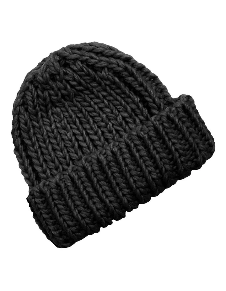Winter's Kiss Beanie in Black