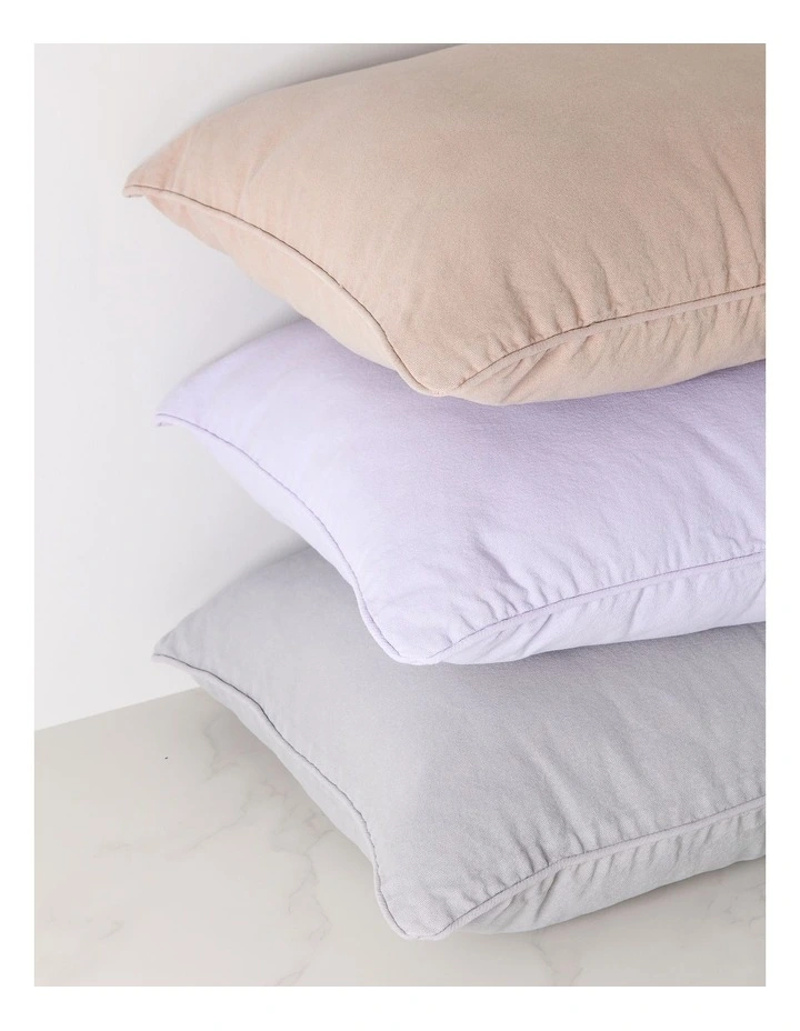 Dallas Stonewashed Cushion in Ash