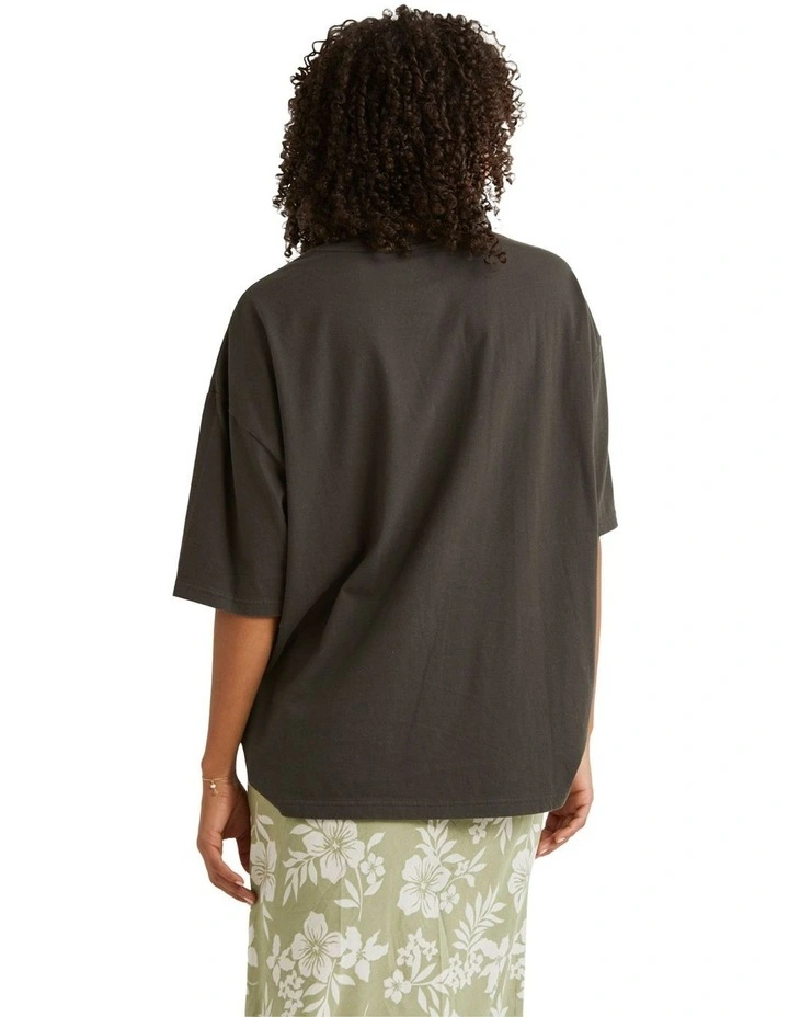 Seeking Sunshine Tee in Off Black