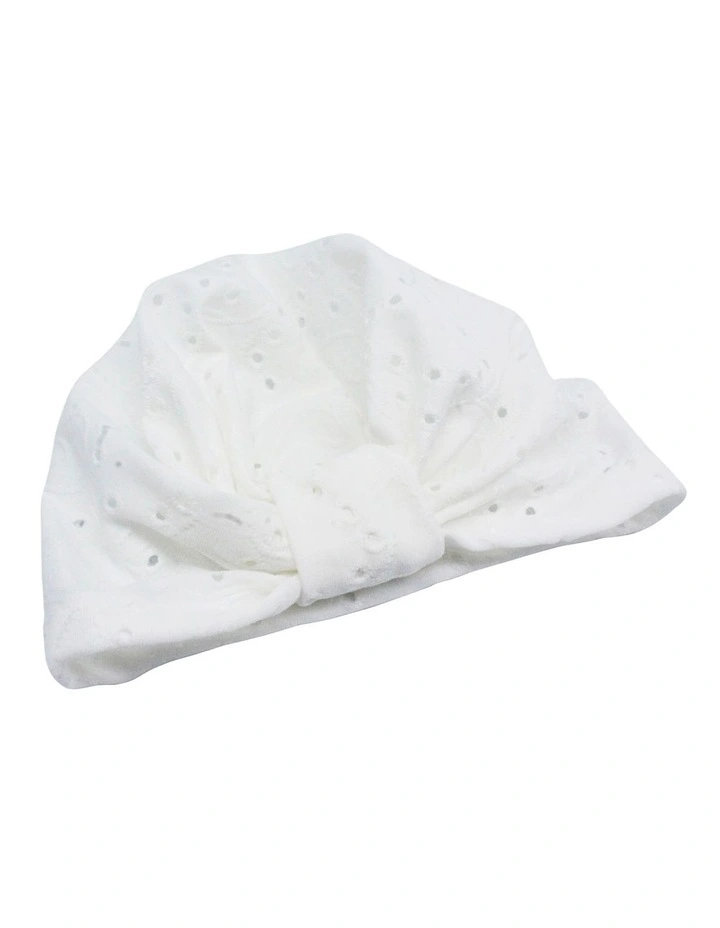 Bow Turban in White