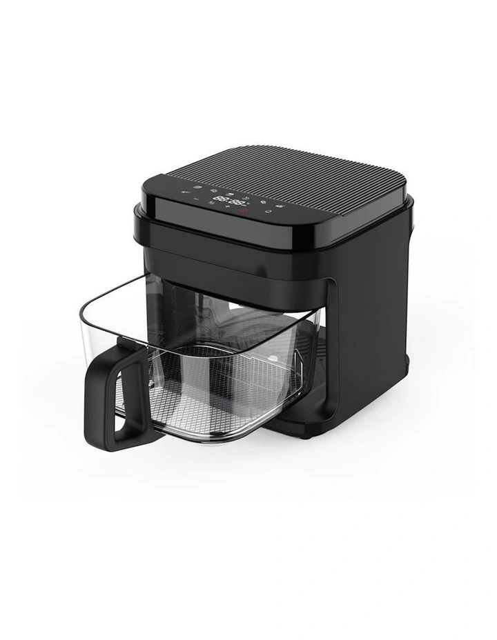 Glass Digital Air Fryer Oven 6.5L in Black