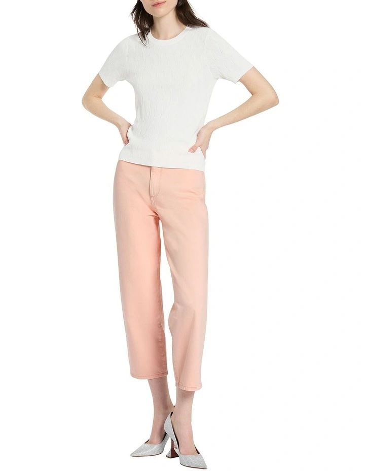 Luca Knit Top in White