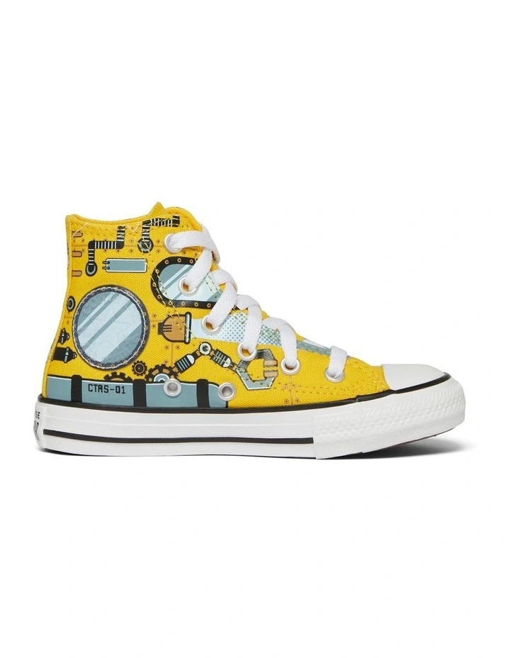 Chuck Taylor All Star High Summer Subs Youth Sneakers in Yellow