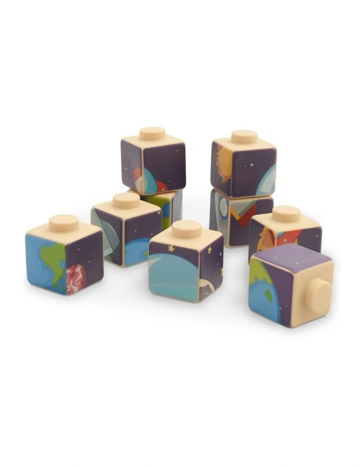4-in-1 Outer Space Soft Puzzle Blocks