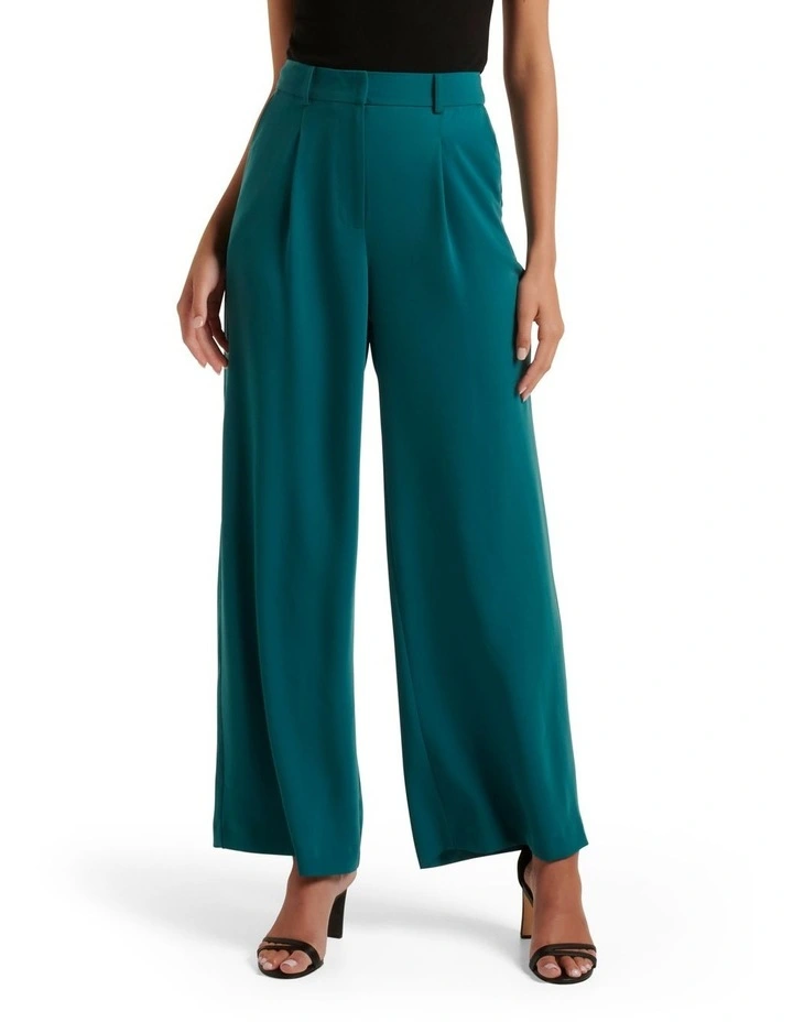 Colby Tall Wide Leg Pant in Green