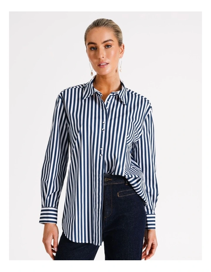 Organic Cotton Oversized Shirt in Assorted