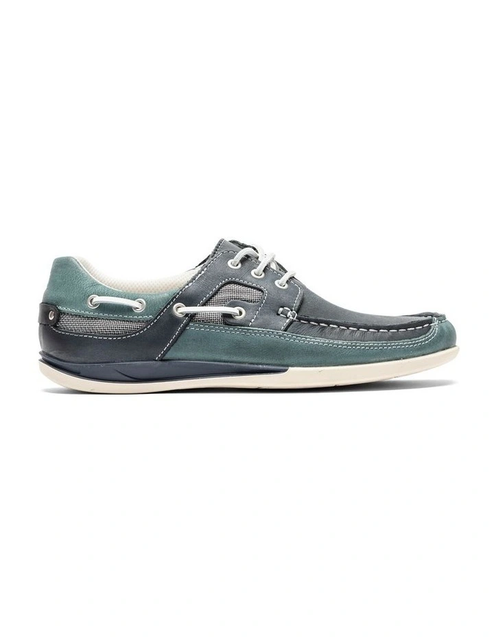 Picton Boat Shoe in Blue Multi