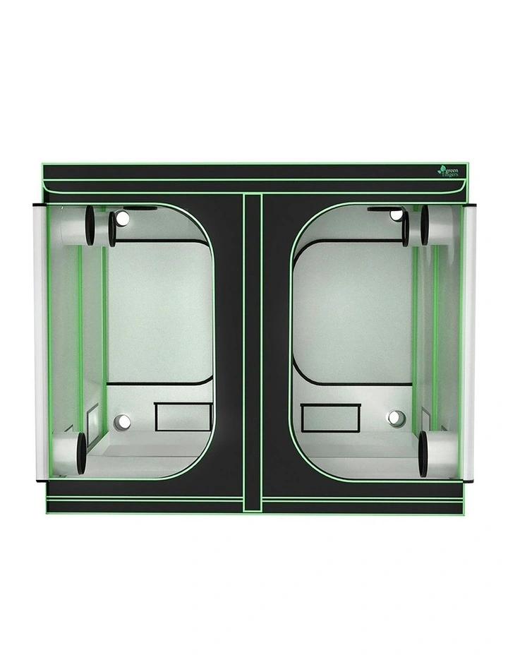 Hydroponics Grow Tent 240x 240 x 200cm in Black