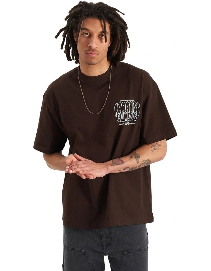 Climber Street Tee in Chocolate Brown