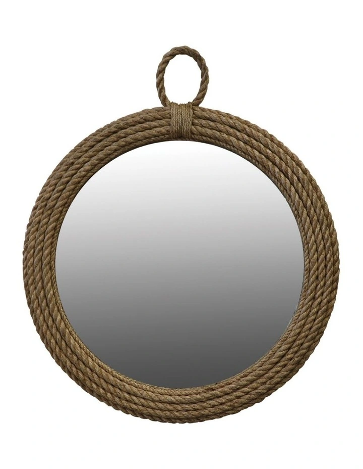 Nepean Natural Round Mirror D79x5.7cm