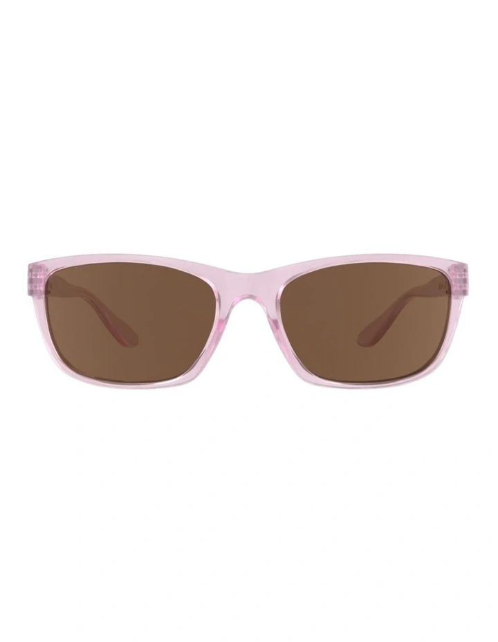 Polarised Brown Lenses Sunglasses in Pink