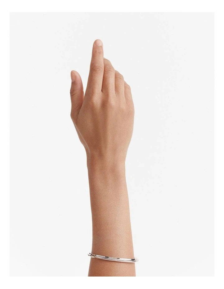 Lets Groove Cuff Bracelet in Silver