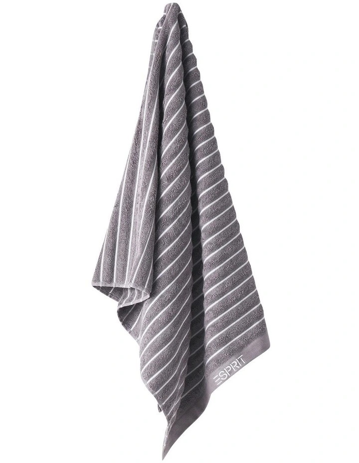 Seville Bath Towel Range Grey