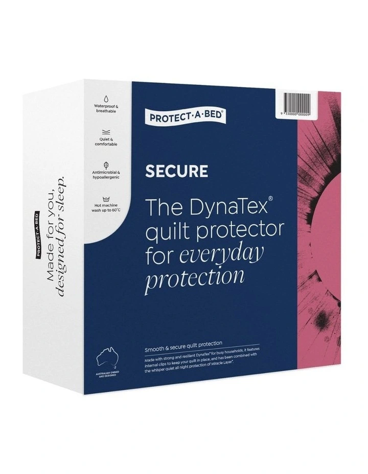 Secure Dynatex Quilt Protector in White